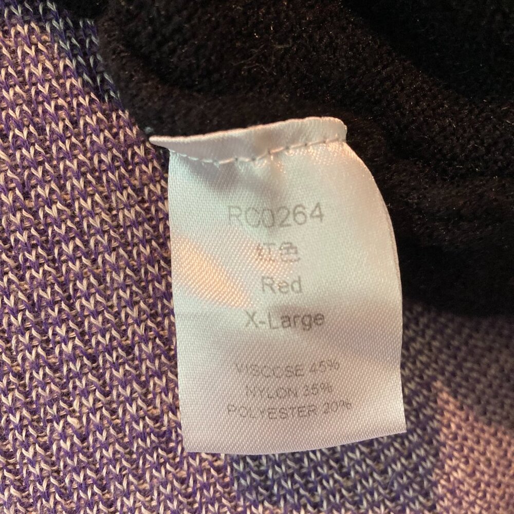 Y2K Vintage Star Pullover Statement Sweater, Size XL - Picture 5 of 5